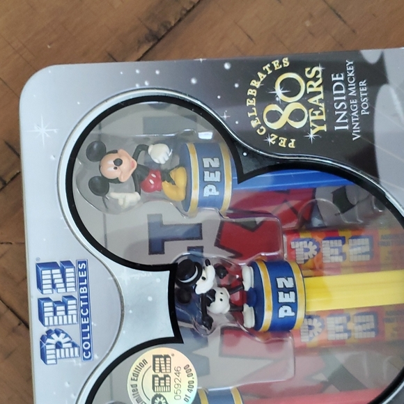 🆕️ Disney Pez 80 years Tin Collectible - Picture 9 of 9